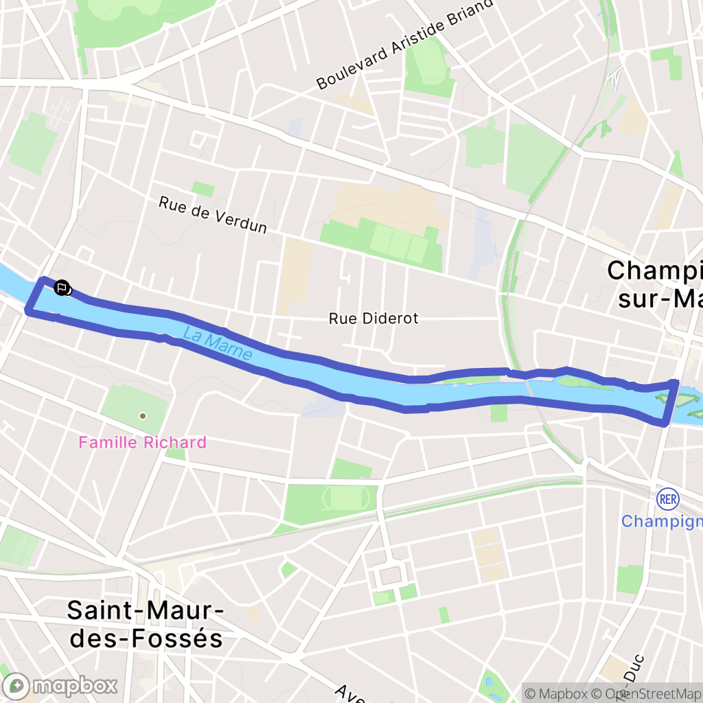 Champigny-sur-Marne: routekaart voor buitenactiviteiten - France