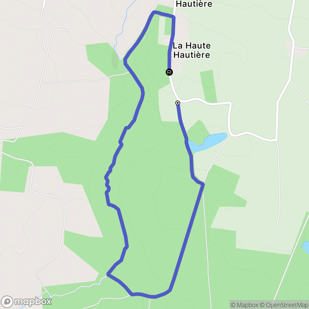 Bréal-sous-Montfort : carte du parcours de randonnée - France