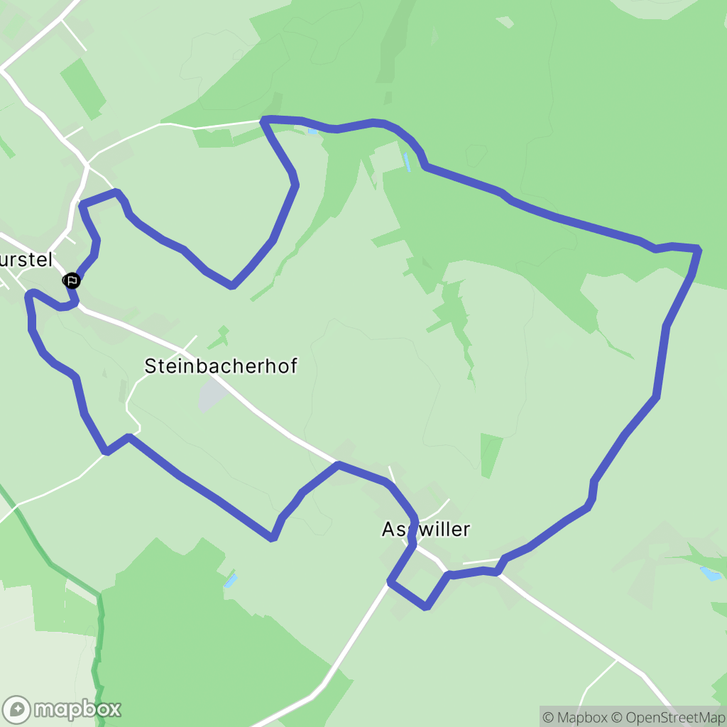 Durstel : carte du parcours de randonnée - France