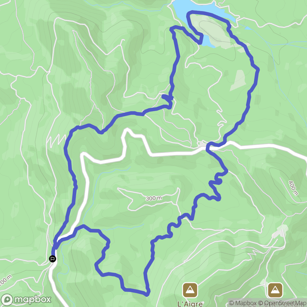 Fréjus : carte du parcours de randonnée - France