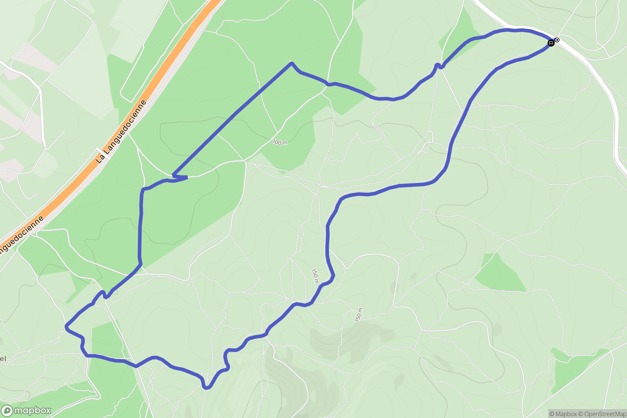 Fabrègues: routekaart voor buitenactiviteiten - France