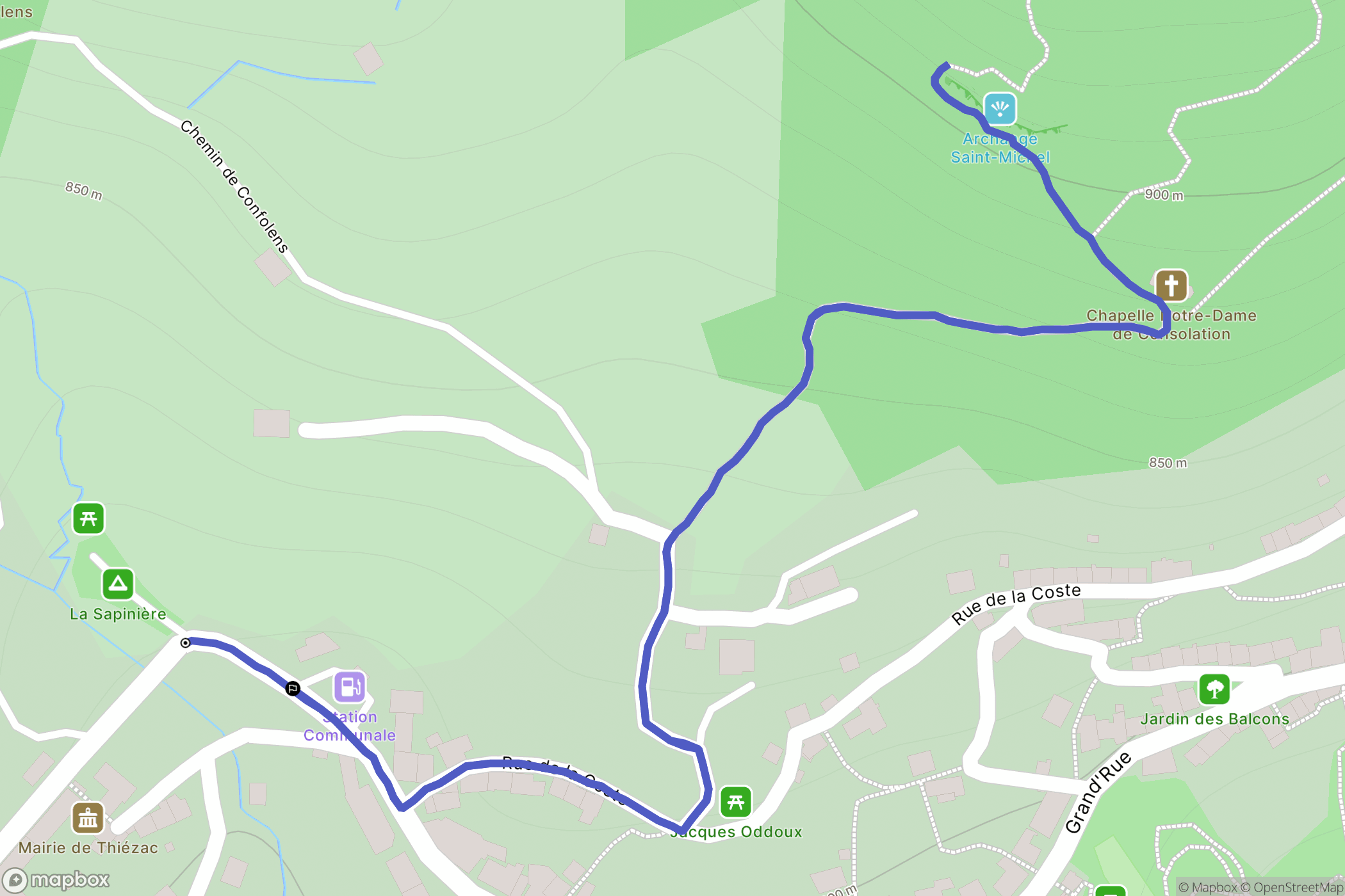 Thiézac: routekaart voor buitenactiviteiten - France