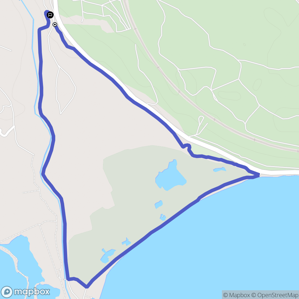 Saint-Chamas : carte du parcours de randonnée - France