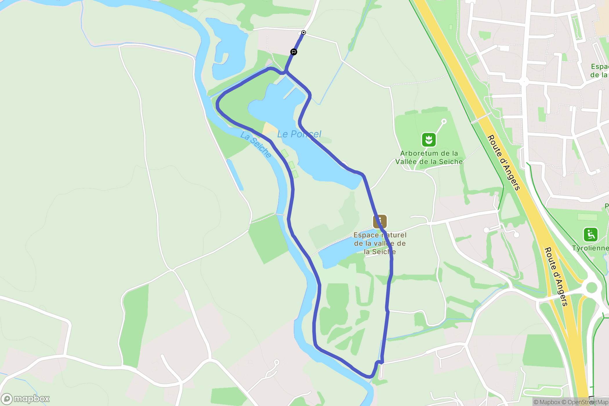 Vern-sur-Seiche: routekaart voor buitenactiviteiten - France