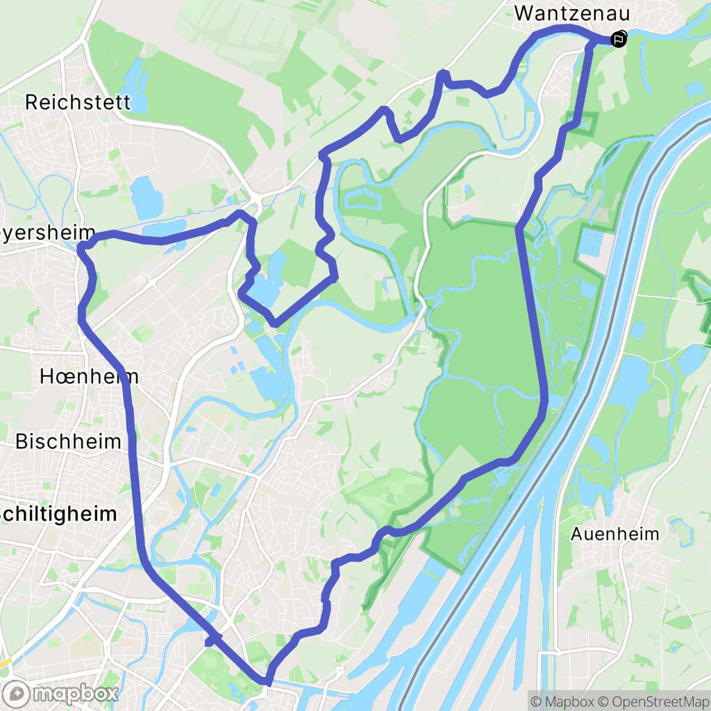 La Wantzenau: routekaart voor buitenactiviteiten - France