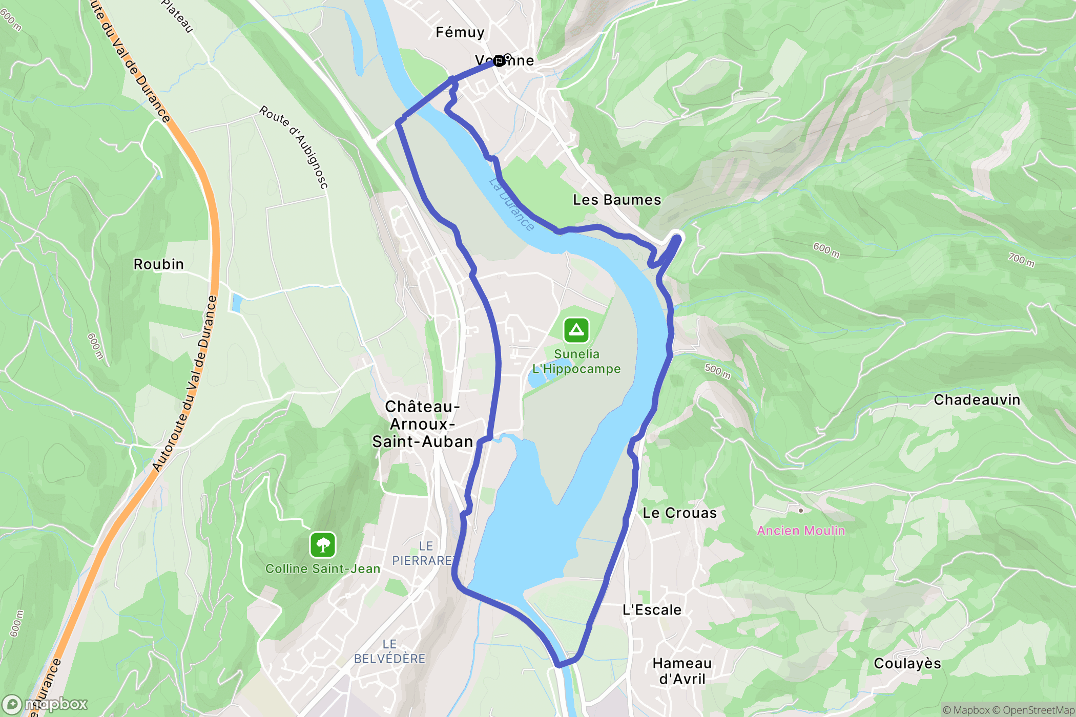 Volonne: routekaart voor buitenactiviteiten - France