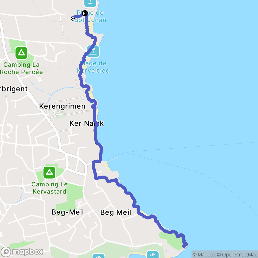Fouesnant: routekaart voor buitenactiviteiten - France