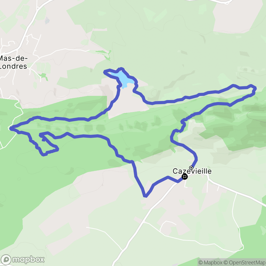 Cazevieille: routekaart voor buitenactiviteiten - France