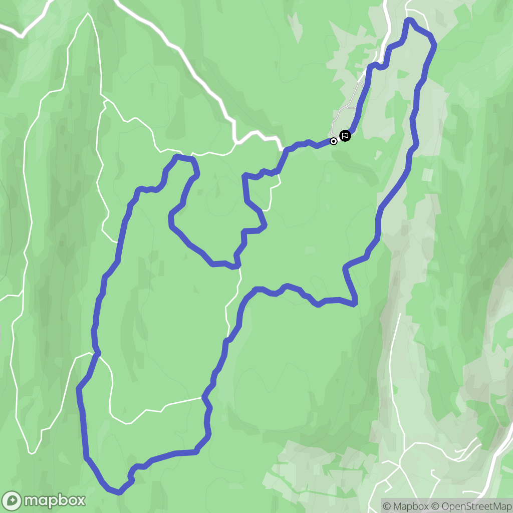 Villard-de-Lans : carte du parcours de randonnée - France