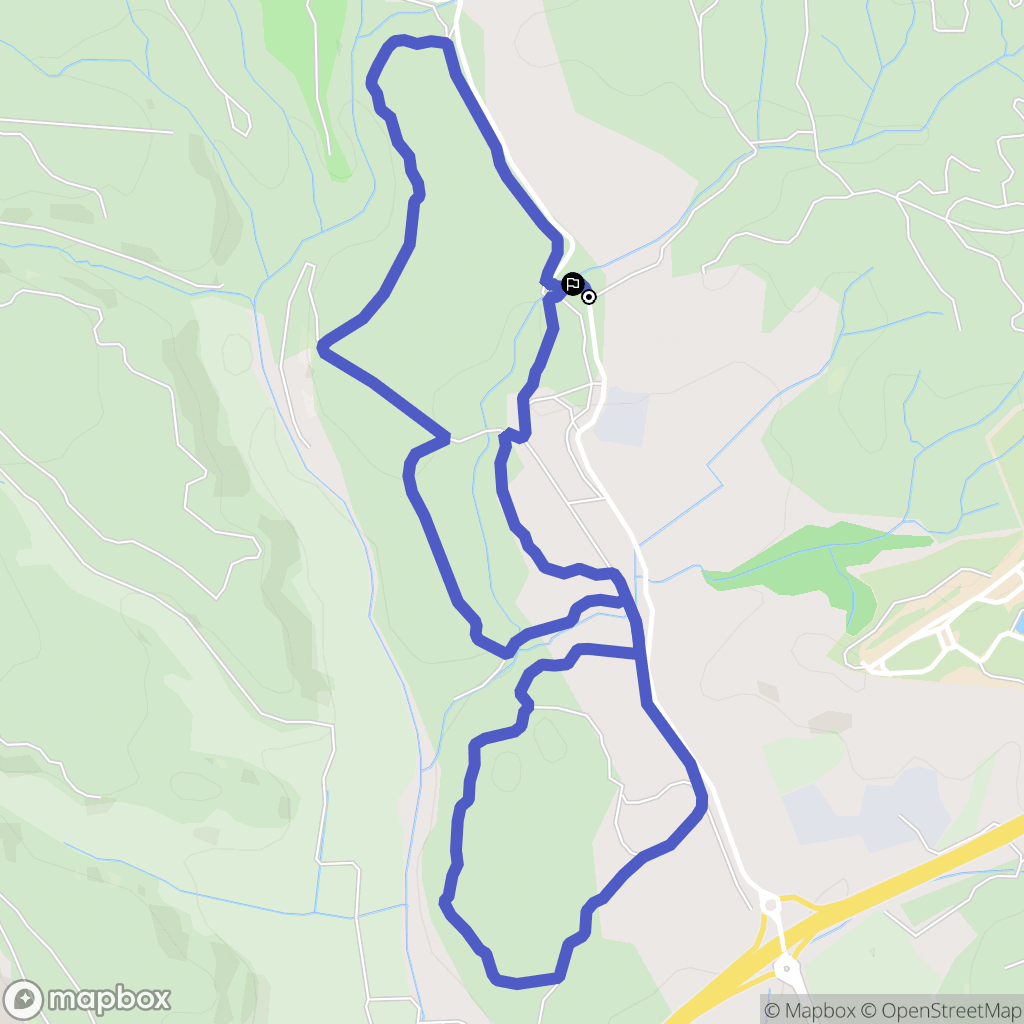 Vitrolles : carte du parcours de randonnée - France