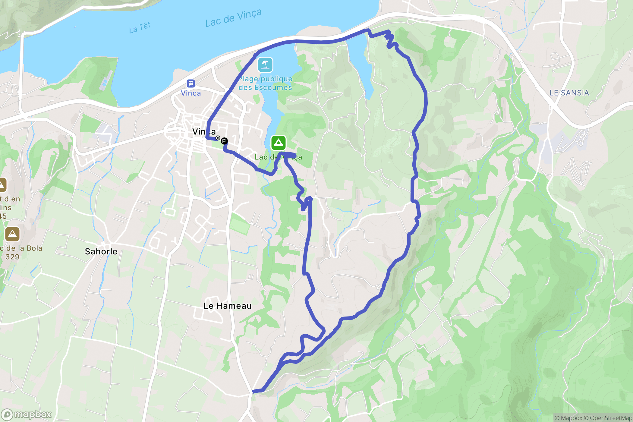 Vinça: routekaart voor buitenactiviteiten - France