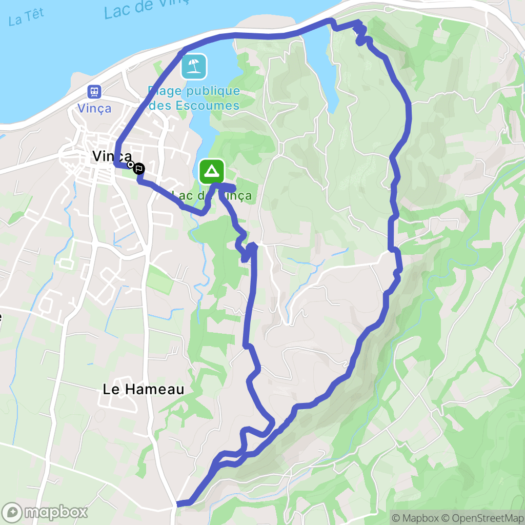 Vinça: routekaart voor buitenactiviteiten - France
