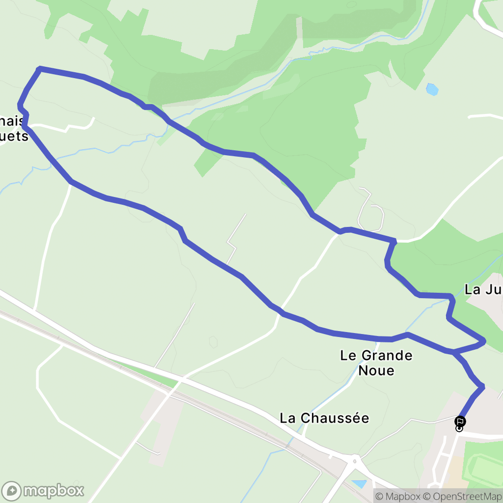 Saint-Étienne-de-Montluc : carte du parcours de randonnée - France