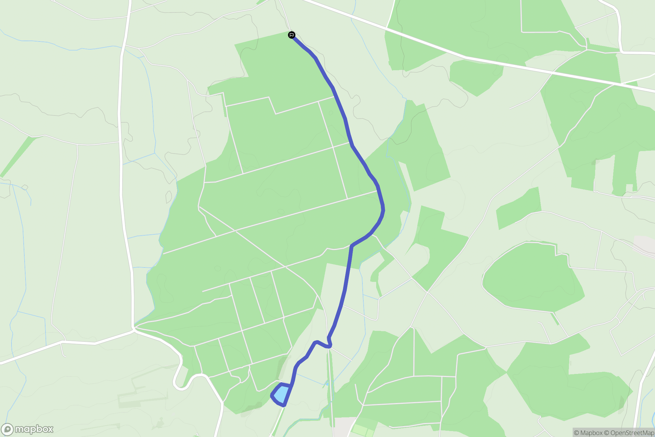 Nomeny : carte du parcours de randonnée - France