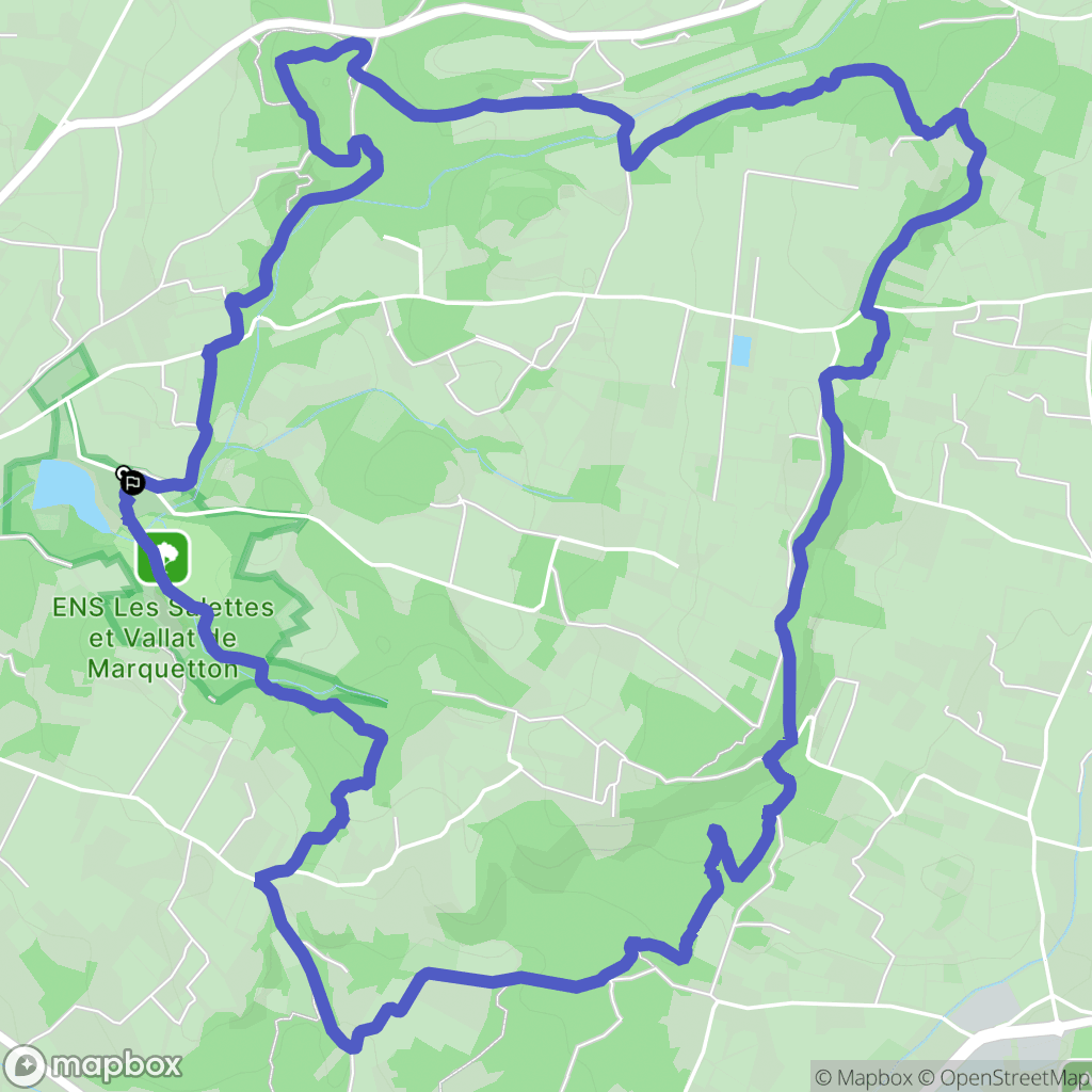 Mormoiron : carte du parcours de randonnée - France