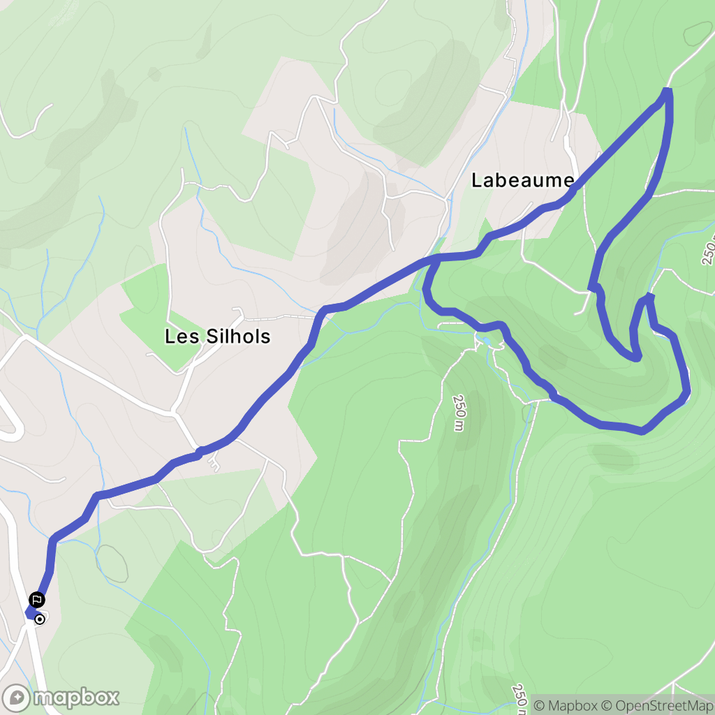 Lagorce: routekaart voor buitenactiviteiten - France