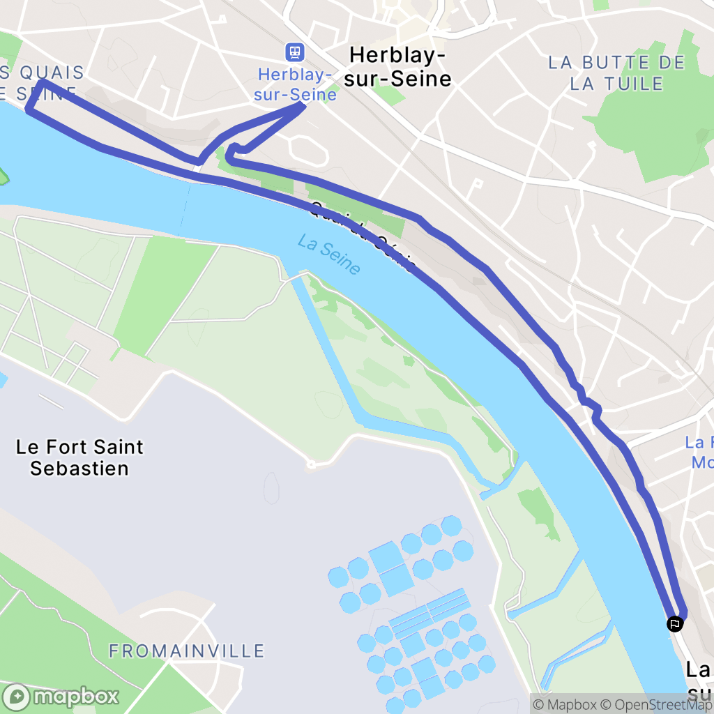 La Frette-sur-Seine: routekaart voor buitenactiviteiten - France