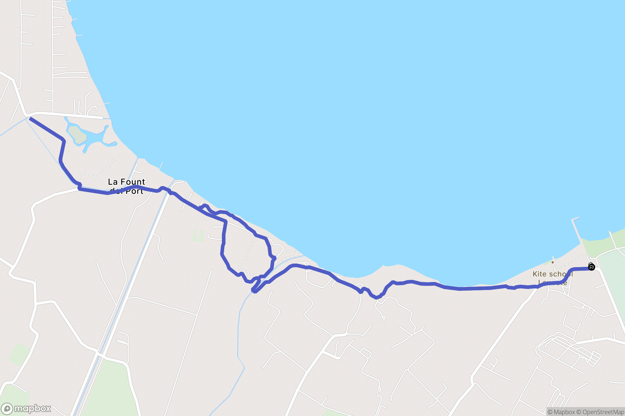 Saint-Laurent-de-la-Salanque: routekaart voor buitenactiviteiten - France