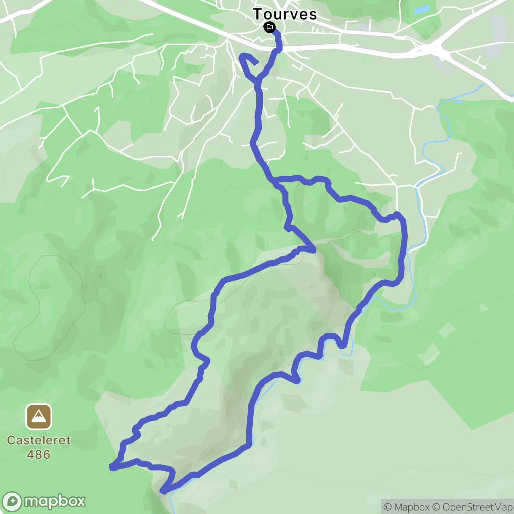 Tourves: routekaart voor buitenactiviteiten - France