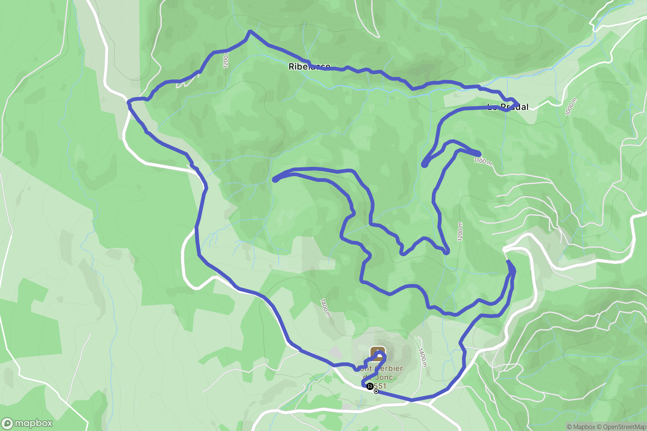 Saint-Martial: routekaart voor buitenactiviteiten - France