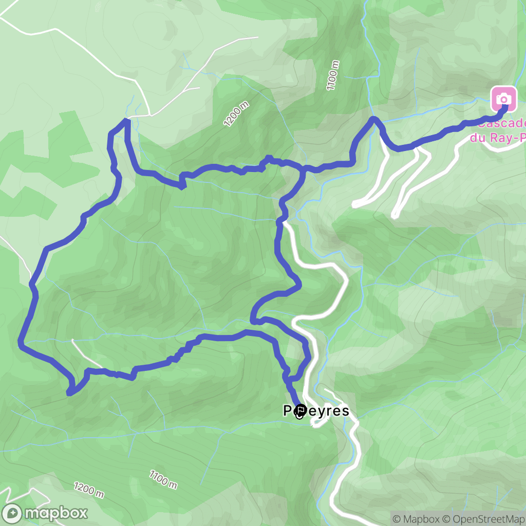Péreyres: routekaart voor buitenactiviteiten - France
