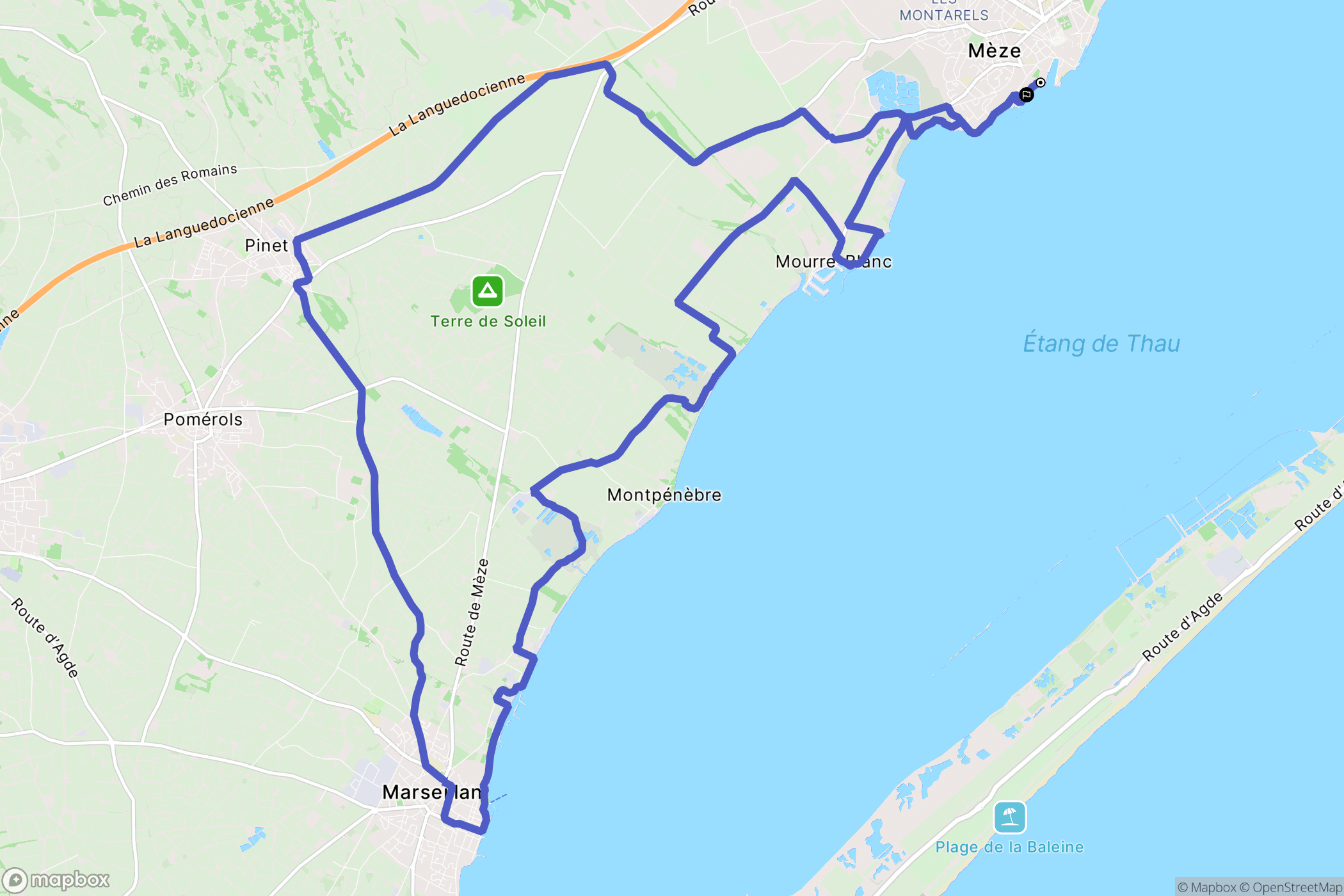 Mèze: routekaart voor buitenactiviteiten - France