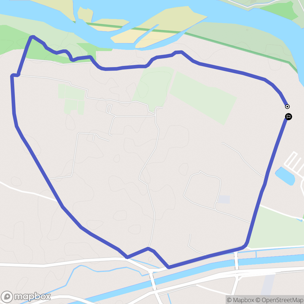 La Roque-d'Anthéron : carte du parcours de randonnée - France