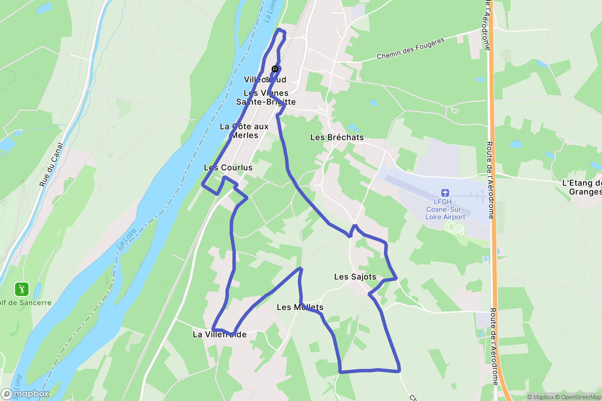Cosne-Cours-sur-Loire: routekaart voor buitenactiviteiten - France