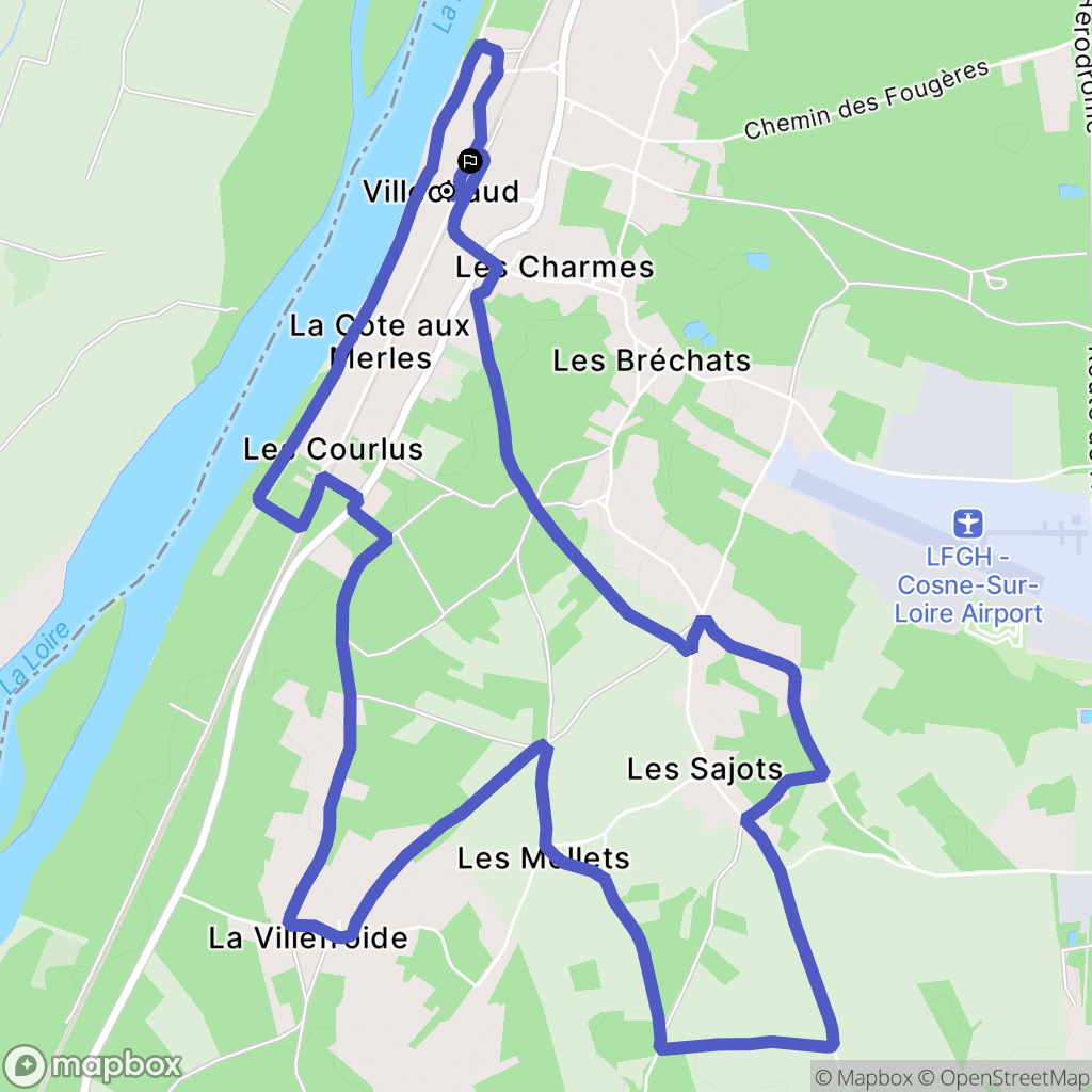 Cosne-Cours-sur-Loire: routekaart voor buitenactiviteiten - France