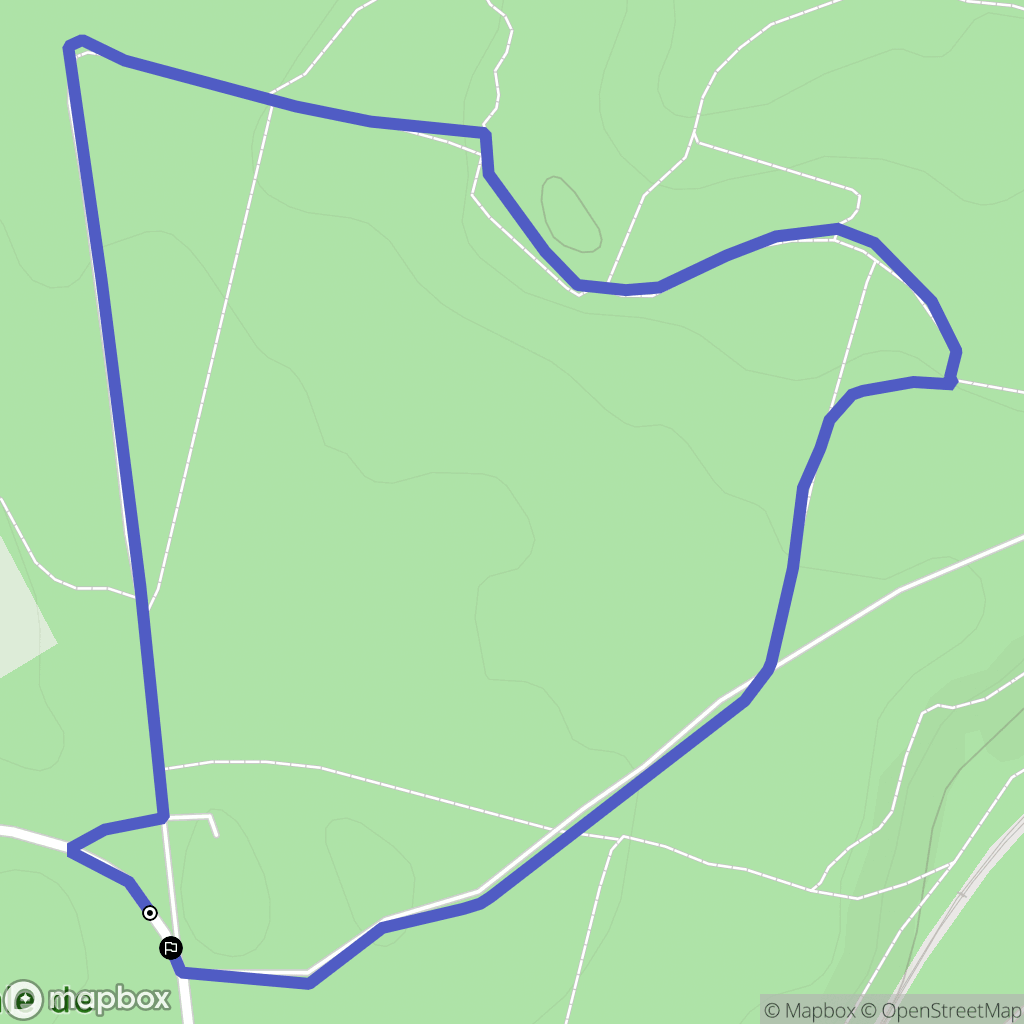 La Londe : carte du parcours de randonnée - France