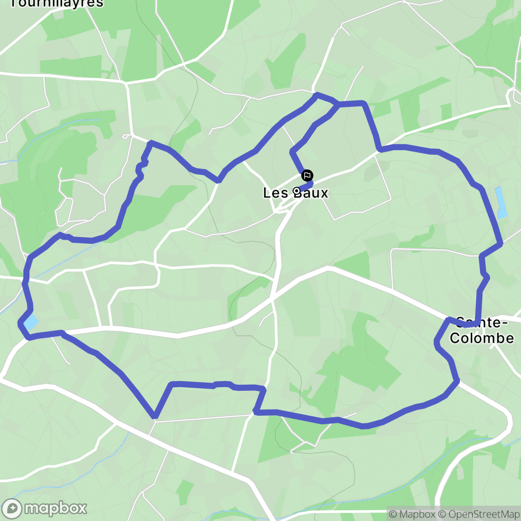 Bédoin : carte du parcours de randonnée - France