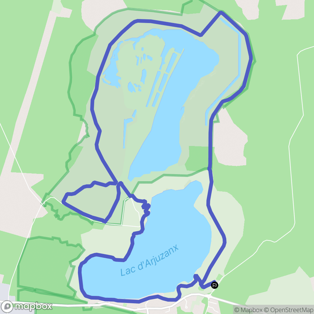 Morcenx-la-Nouvelle : carte du parcours de randonnée - France