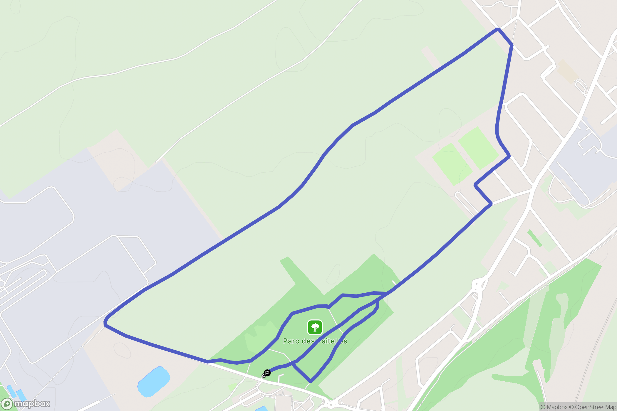 Vendin-le-Vieil : carte du parcours de randonnée - France