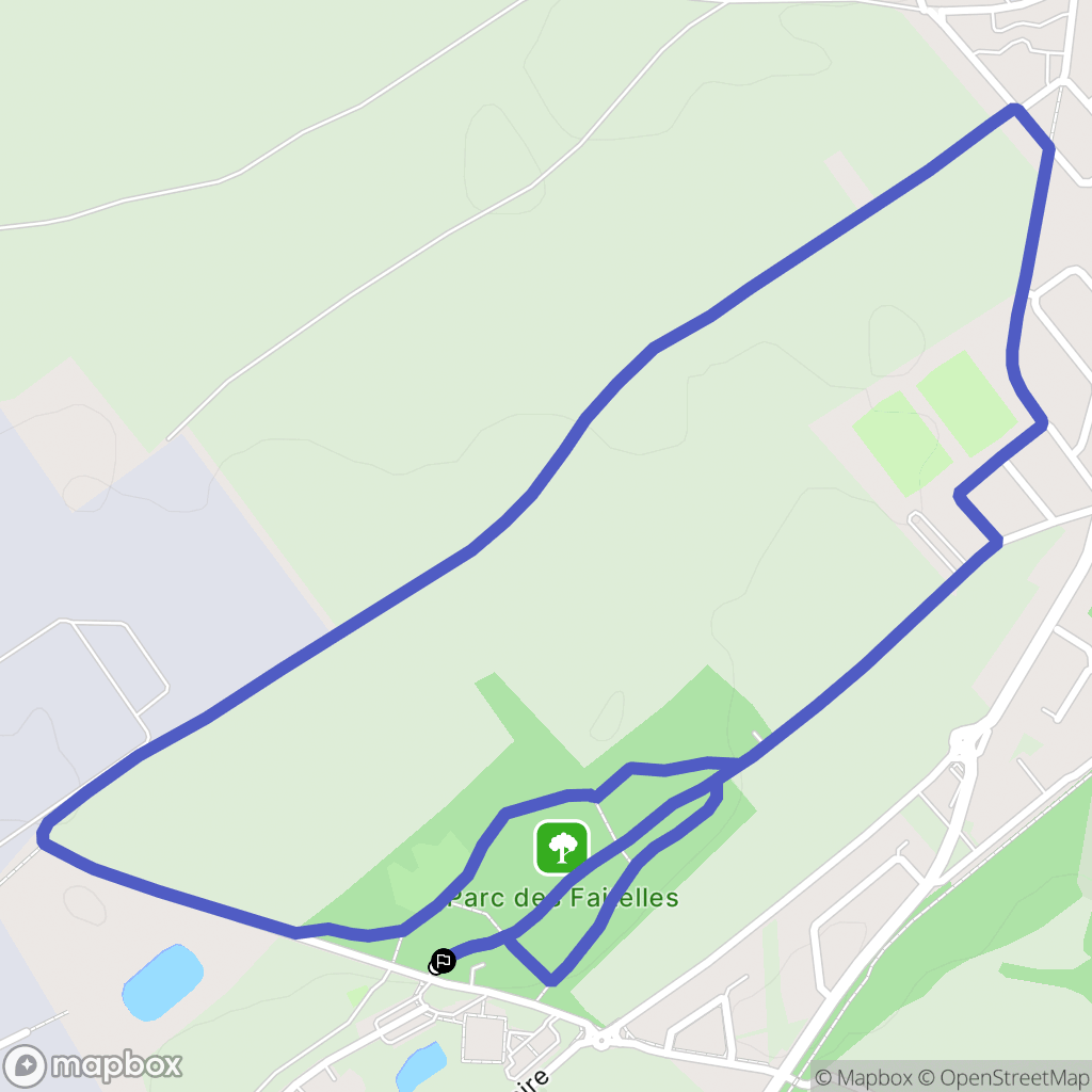 Vendin-le-Vieil : carte du parcours de randonnée - France