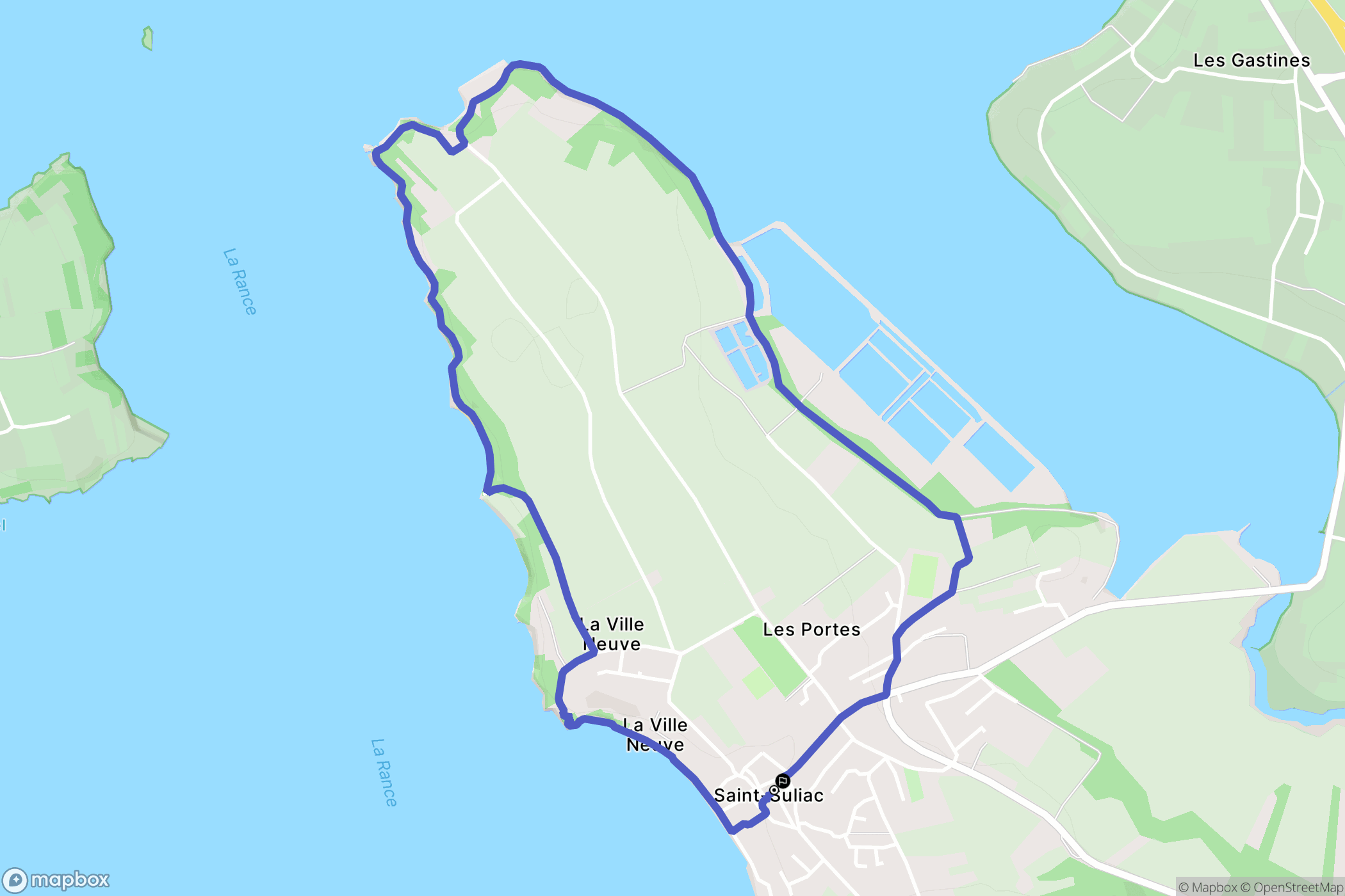 Saint-Suliac: routekaart voor buitenactiviteiten - France