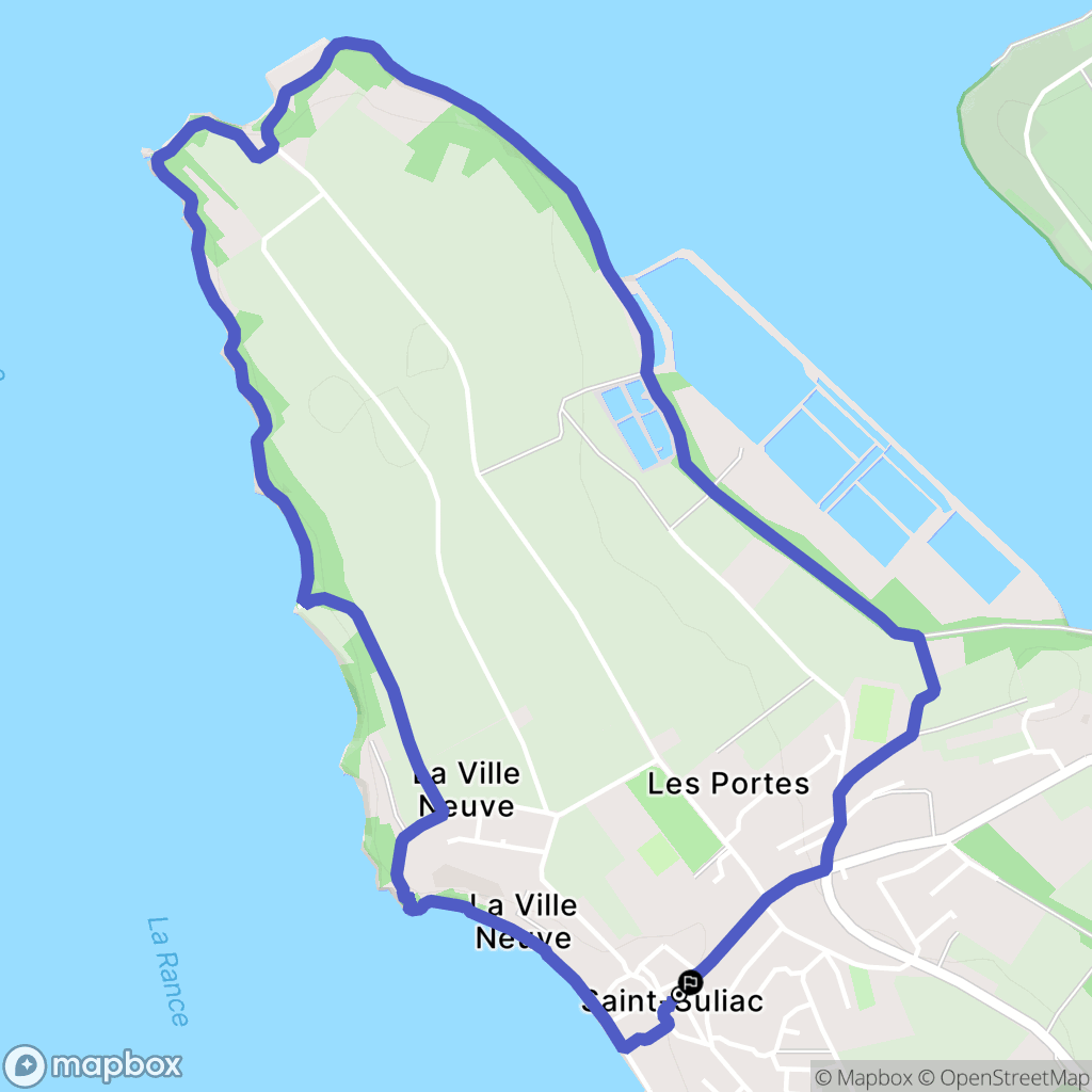 Saint-Suliac: routekaart voor buitenactiviteiten - France