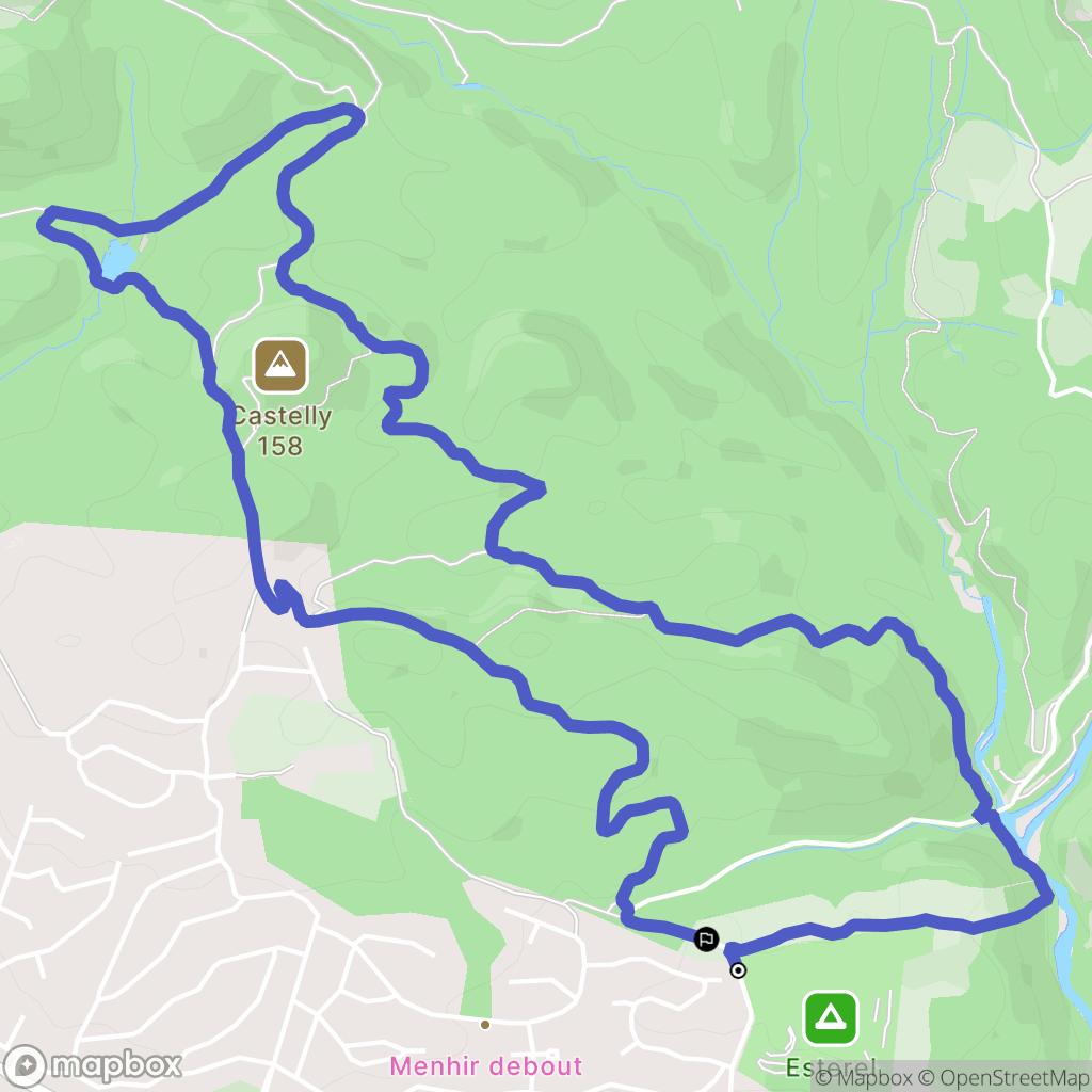 Saint-Raphaël : carte du parcours de randonnée - France
