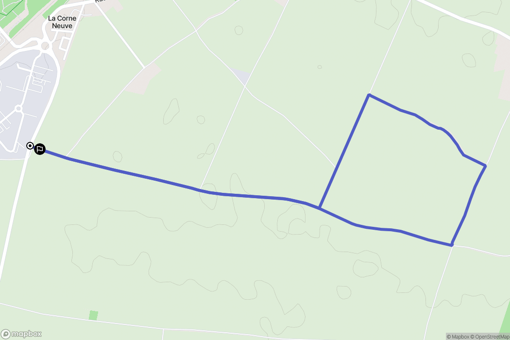 Dompierre-sur-Mer : carte du parcours de randonnée - France