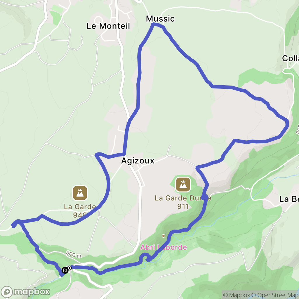 Le Brignon: routekaart voor buitenactiviteiten - France