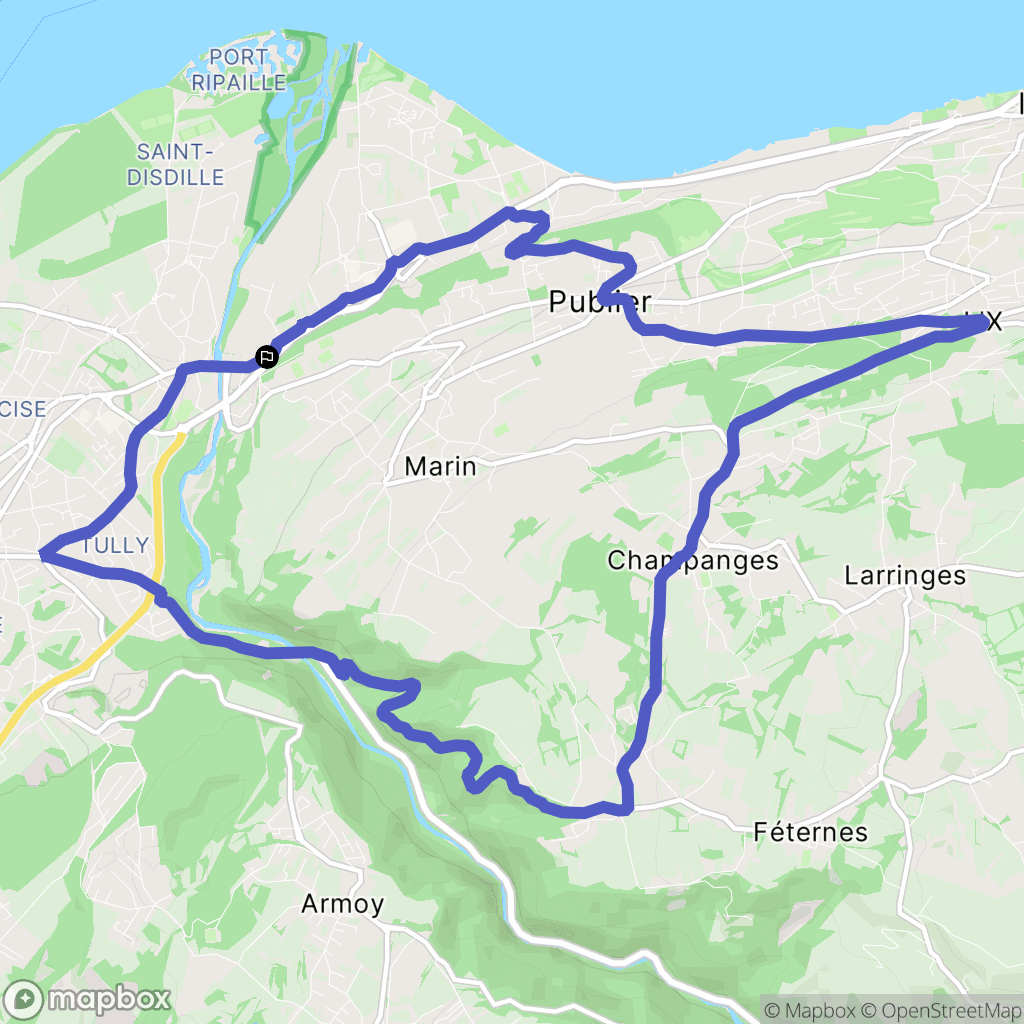 Publier : carte du parcours de randonnée - France