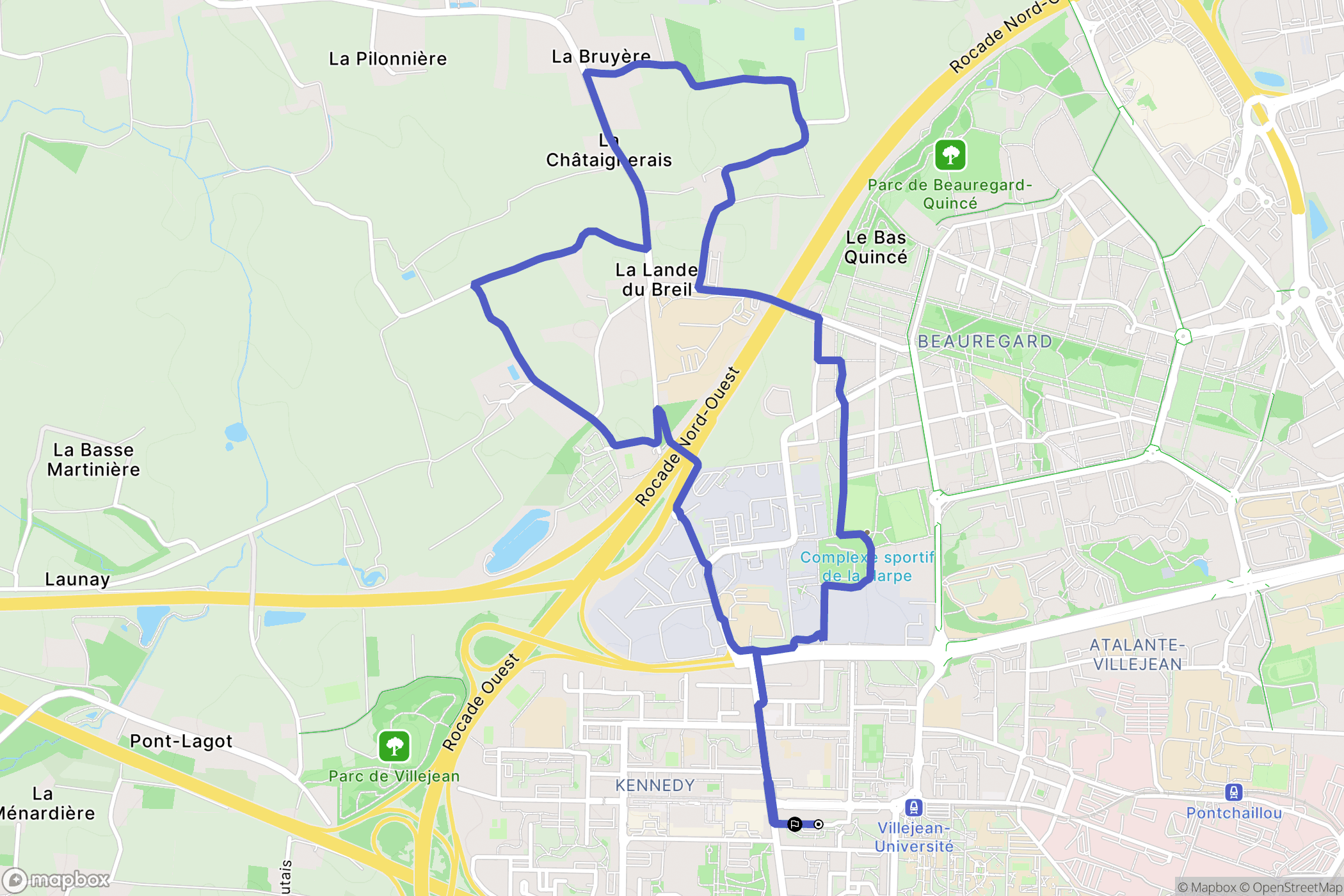 Rennes: routekaart voor buitenactiviteiten - France