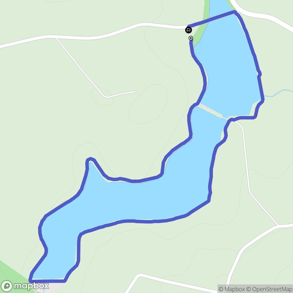 La Pomarède : carte du parcours de randonnée - France