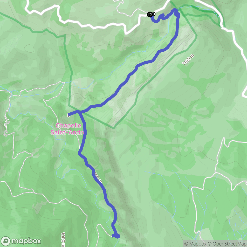 Beynes : carte du parcours de randonnée - France