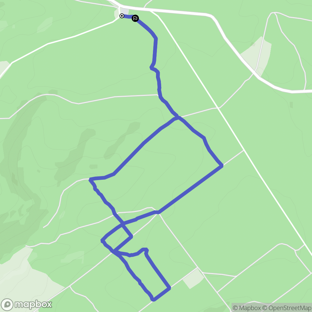 Moulainville : carte du parcours de randonnée - France