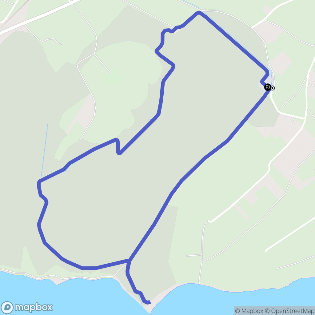 Villeneuve-lès-Maguelone : carte du parcours de randonnée - France