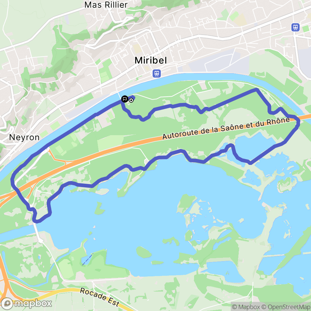 Miribel: routekaart voor buitenactiviteiten - France