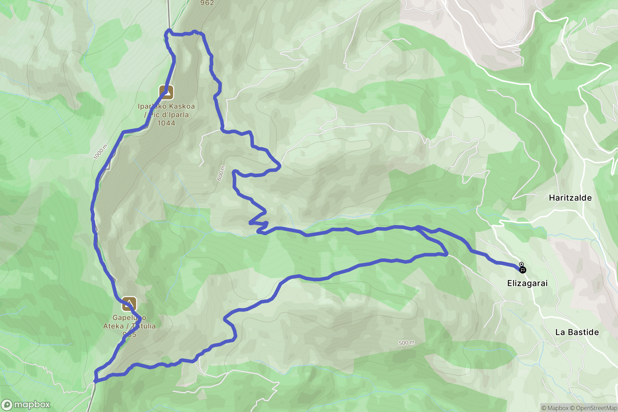 Saint-Étienne-de-Baïgorry: routekaart voor buitenactiviteiten - France