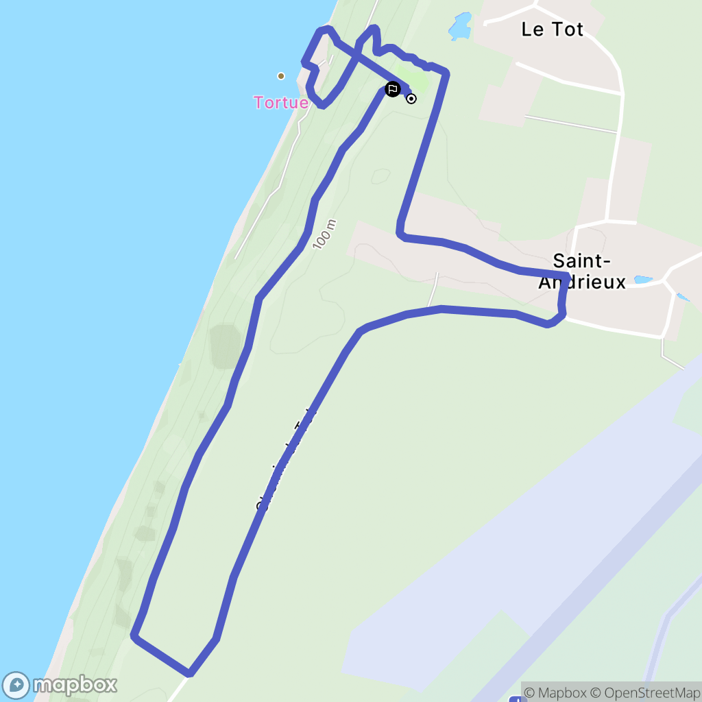 Octeville-sur-Mer: routekaart voor buitenactiviteiten - France