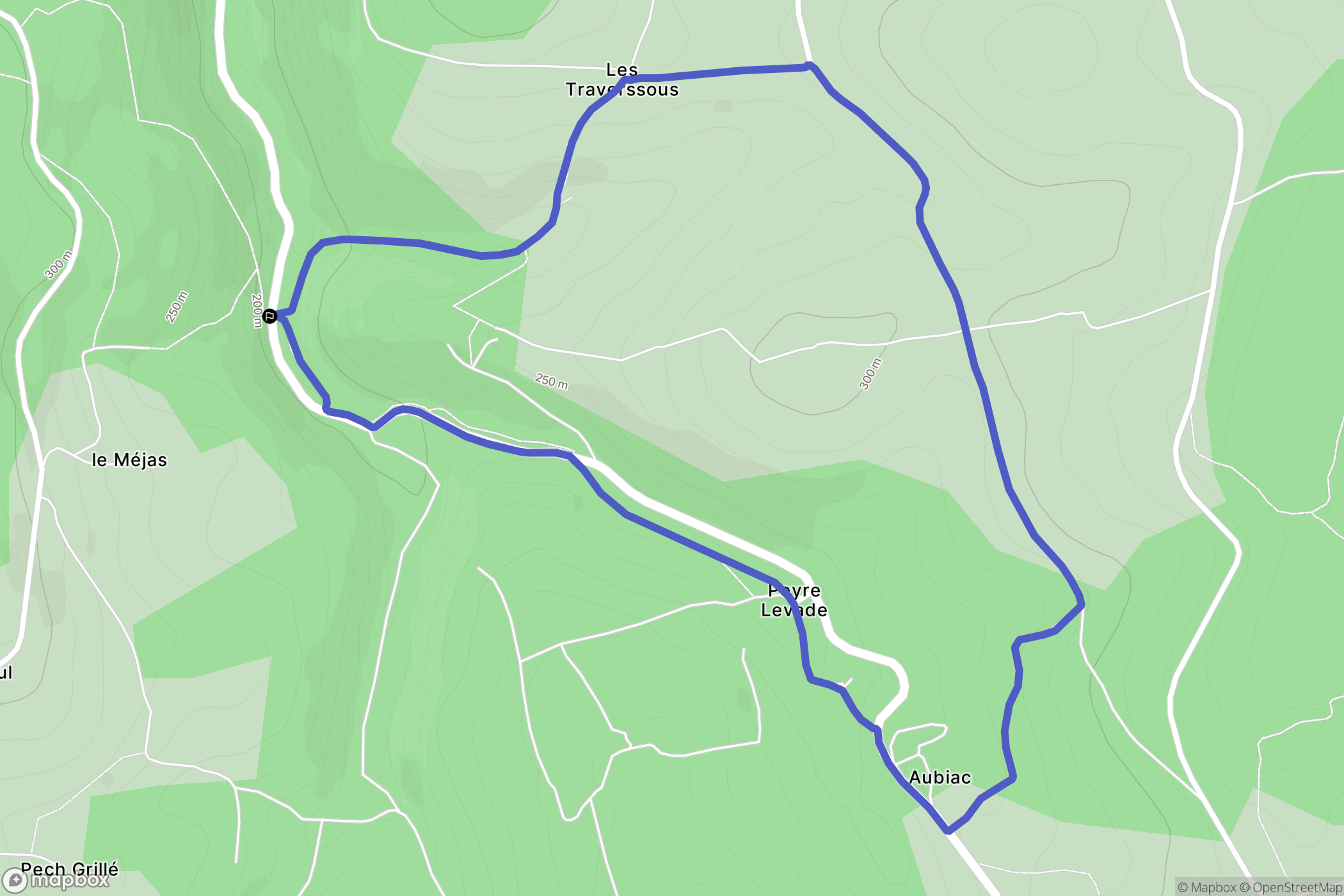 Calvignac: routekaart voor buitenactiviteiten - France