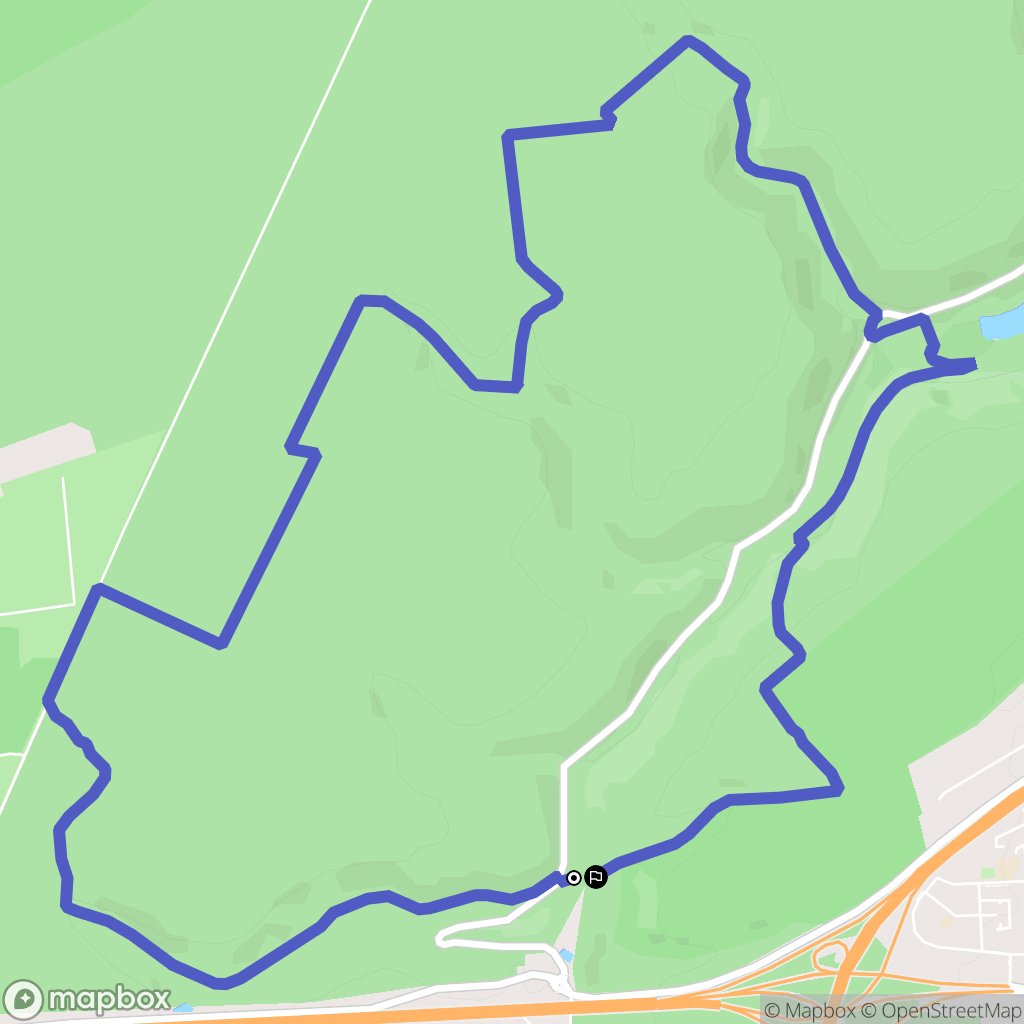Champigneulles : carte du parcours de randonnée - France
